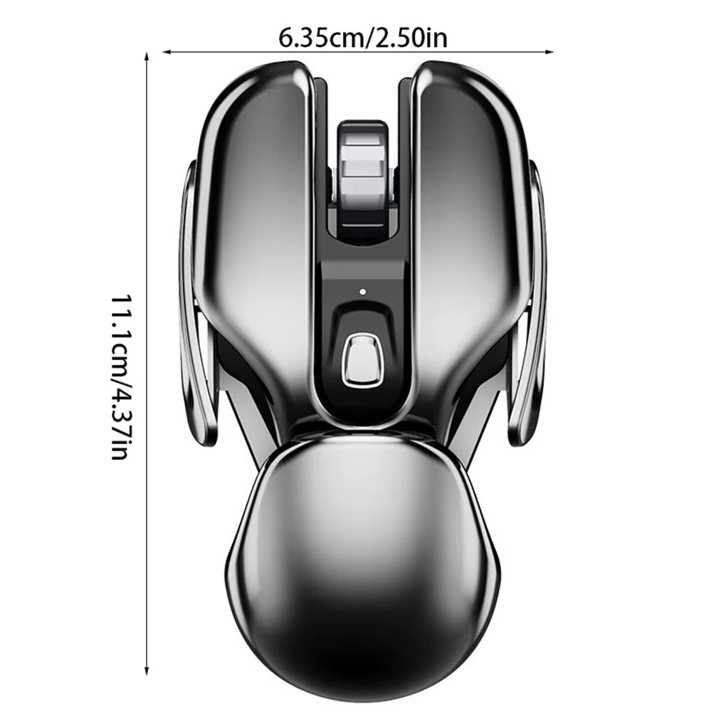 Experience Ultimate Comfort and Precision with the PX2 Metal 2.4G Wireless Mute Mouse - Lightweight, Ergonomic Design for Gaming and Office Use